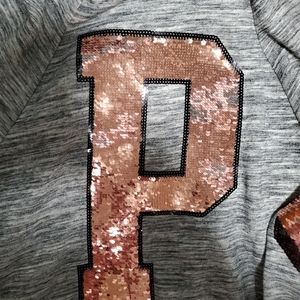 VICTORIA SECRET sequin zip up